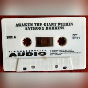 Vintage cassette " Awaken The Giant Within " , Anthony Robbins.